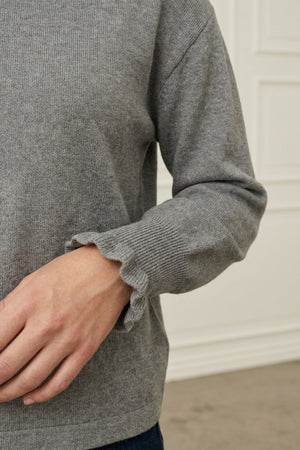 I SAY Frigga New Pullover Knitwear 947 Grey Melange