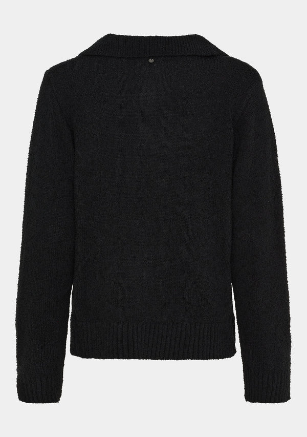 I SAY Gabi l/s Knit Knitwear 900 Black