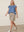 I SAY Ganja Smock Top Tops 616 Denim Blue