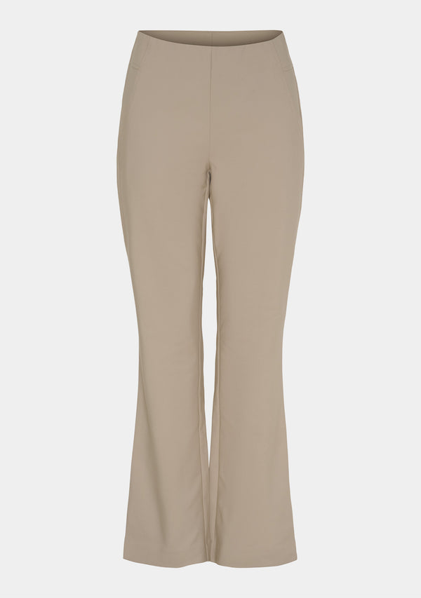 I SAY Gisla Basic Pant Pants 112 Sand