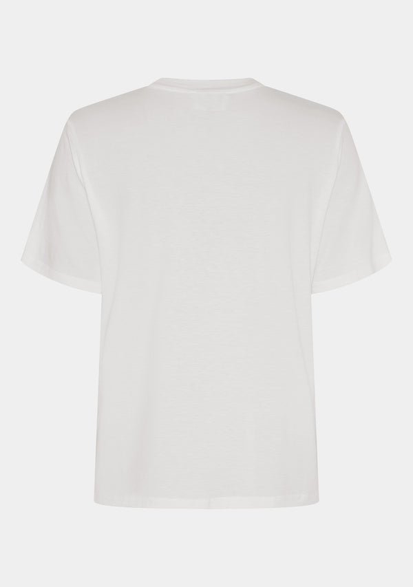 I SAY Gritt O-Neck T-Shirt Basics 100 White