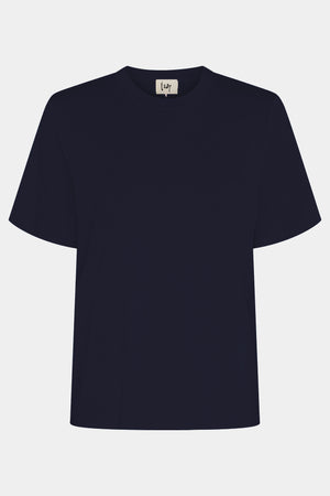 I SAY Gritt O-Neck T-Shirt Basics 640 Navy