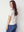 I SAY Gritt V-Neck T-Shirt T-Shirts 101 Broken White