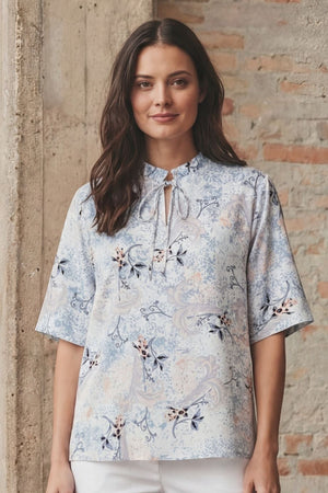 I SAY Gyta Printed Blouse Blouses A66 Summer Dream