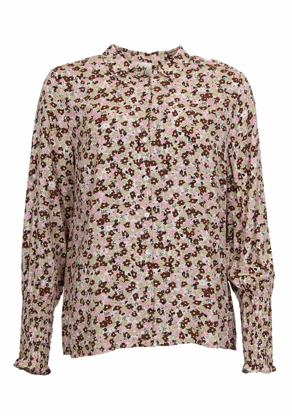 I SAY Gyta Smock Blouse Blouses 046 Autumn Flower