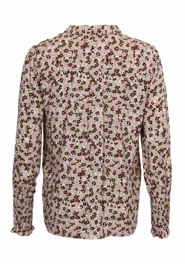 I SAY Gyta Smock Blouse Blouses 046 Autumn Flower