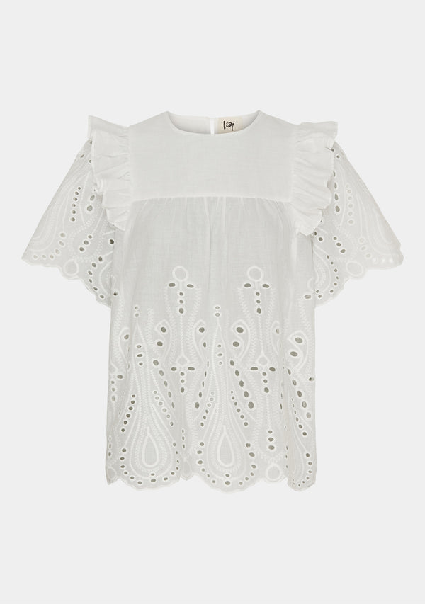 I SAY Hadia Top Tops 100 White