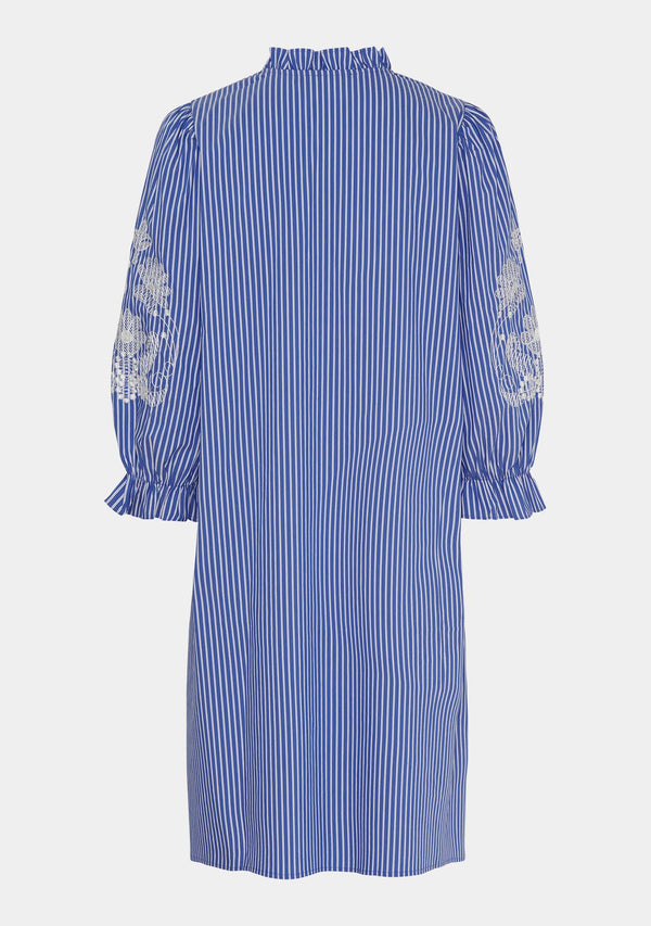 I SAY Helia Dress Dresses L25 Skyblue Stripe