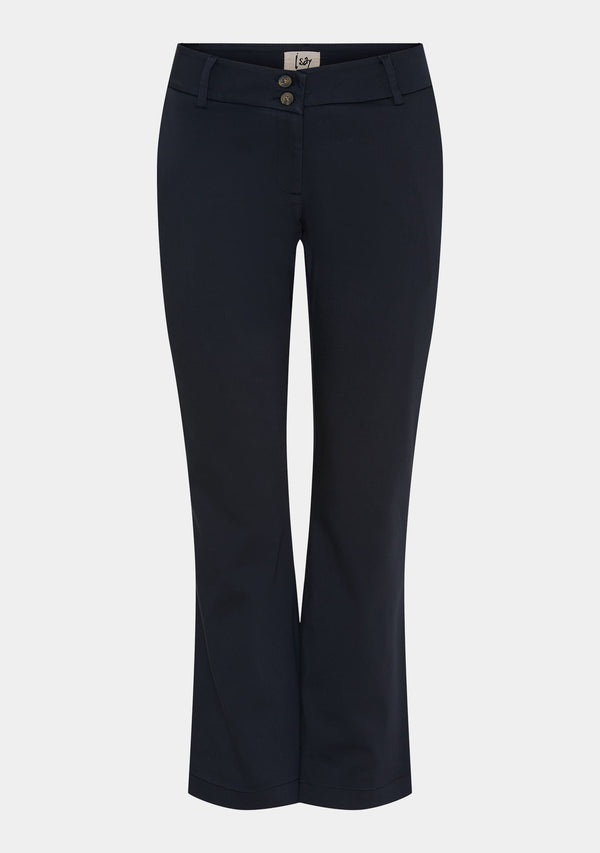 I SAY Isay Flare Pant Pants 640 Navy