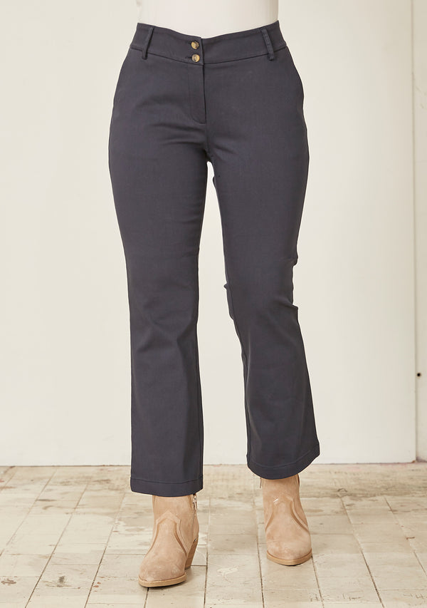 I SAY Isay Flare Pant Pants 640 Navy