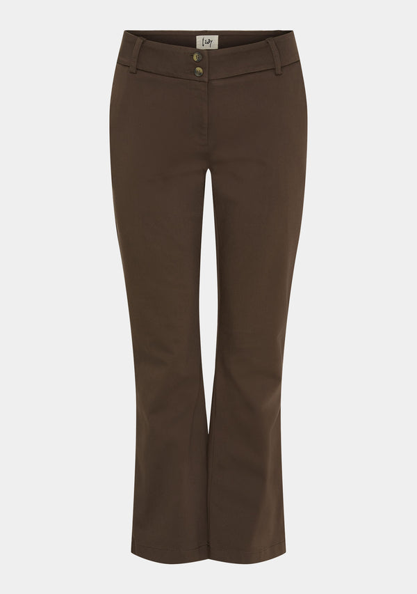 I SAY Isay Flare Pant Pants 971 Mole