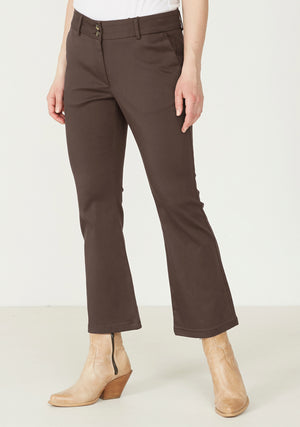 I SAY Isay Flare Pant Pants 971 Mole