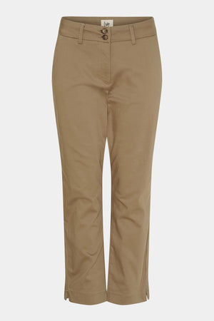 I SAY Isay Highwaist Chino Pants 928 Light Mole