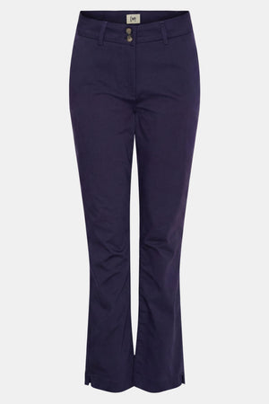 I SAY Isay Long Highwaist Chino Pants 640 Navy