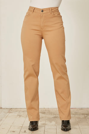 I SAY Isay Long Straight Pant Pants 102 Camel