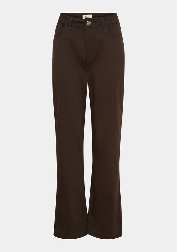 I SAY Isay Long Straight Pant Pants 356 Dark brown