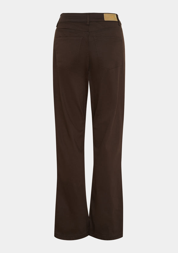 I SAY Isay Long Straight Pant Pants 356 Dark brown