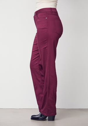 I SAY Isay Long Straight Pant Pants 434 Wine