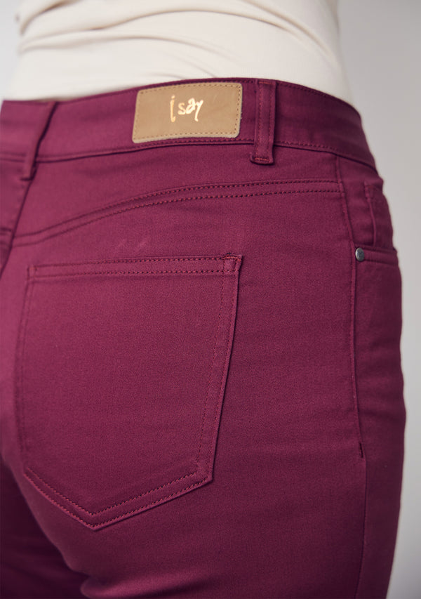 I SAY Isay Long Straight Pant Pants 434 Wine