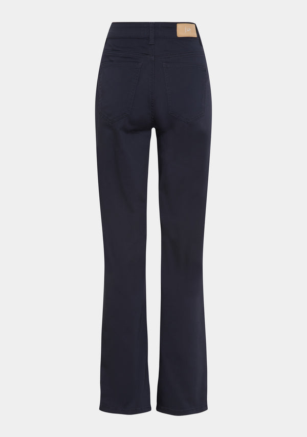 I SAY Isay Long Straight Pant Pants 640 Navy