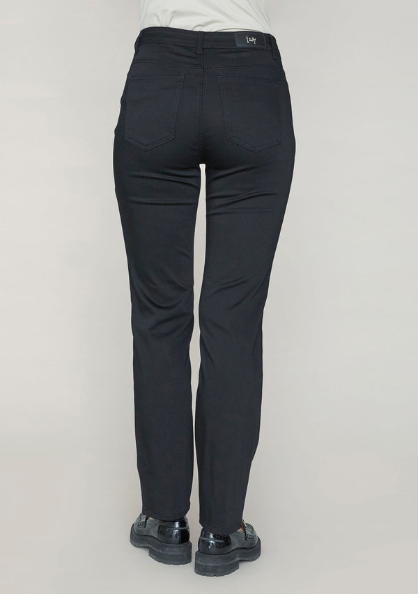 I SAY Isay Long Straight Pant Pants 900 Black