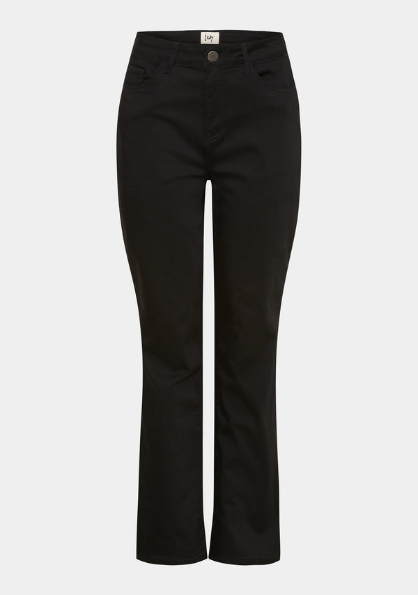 I SAY Isay Long Straight Pant Pants 900 Black