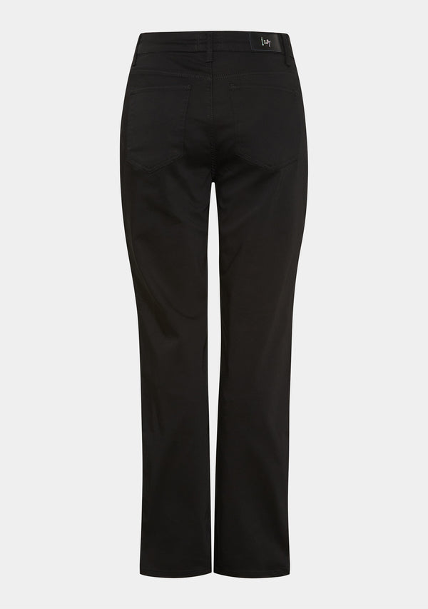 I SAY Isay Long Straight Pant Pants 900 Black