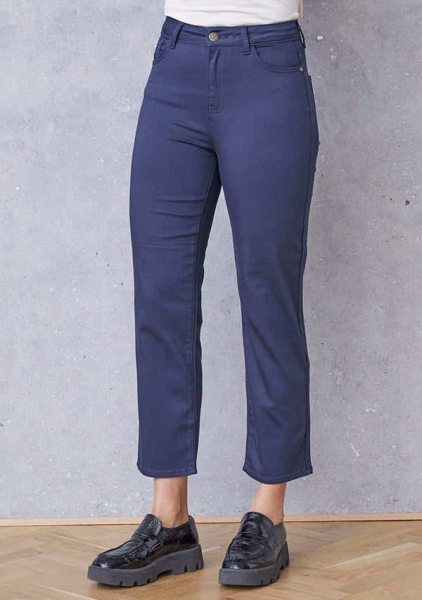 I SAY Isay Straight Pant Pants 640 Navy