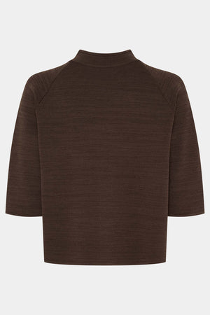 I SAY Jena Poncho Blouse Knitwear 890 Khaki Melange