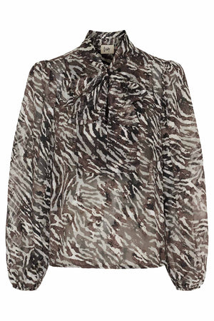 I SAY Jill Blouse Blouses N40 Flowing Brown