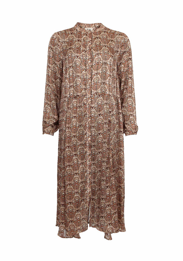 I SAY Jodie Dress Dresses K55 Browny Paisley