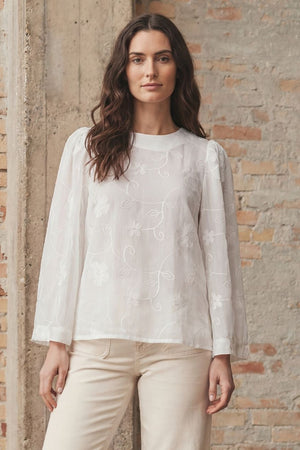 I SAY Juna Blouse Blouses 101 Broken White