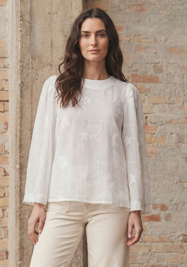 I SAY Juna Blouse Blouses 101 Broken White