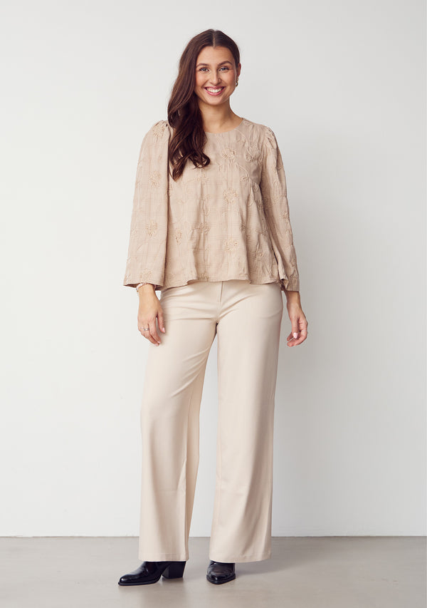 I SAY Juna Blouse Blouses 117 Dark Sand