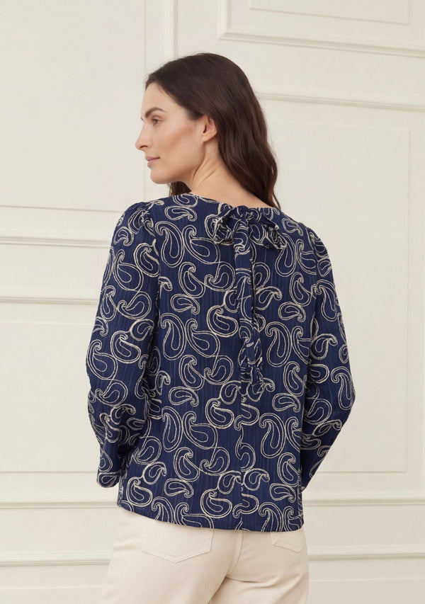 I SAY Juna New Blouse Blouses 602 Blue