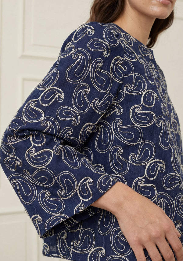 I SAY Juna New Blouse Blouses 602 Blue