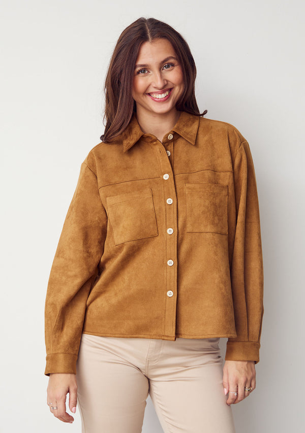 I SAY Kaja Short Jacket Jackets 102 Camel