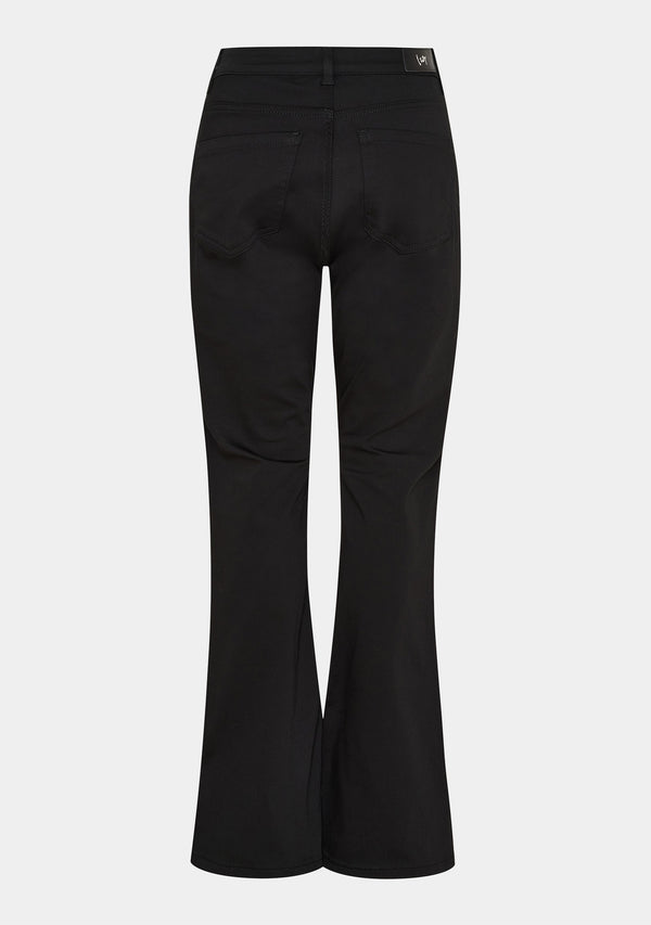 I SAY Lido Button Long Jeans Pants 900 Black