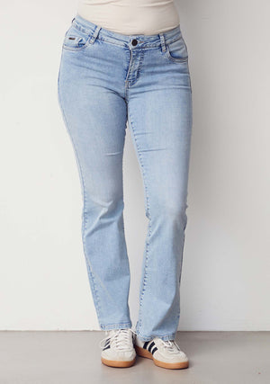 I SAY Lido Flare Jeans Pants 674 Light Denim