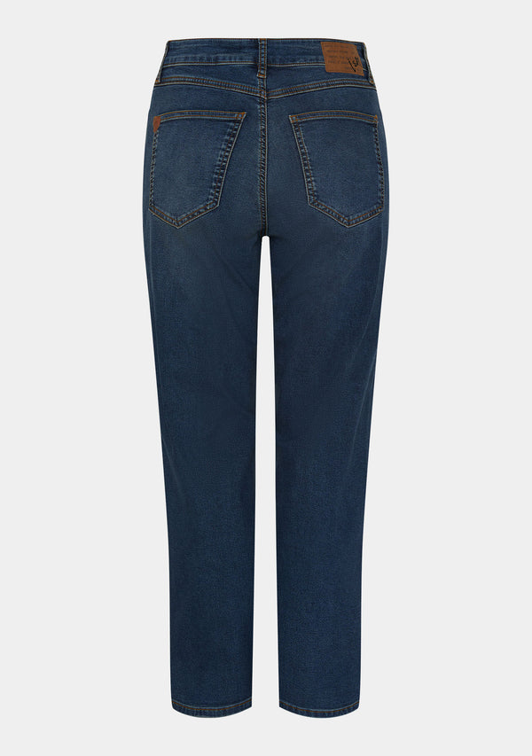 I SAY Lido Straight Jeans Pants 670 Blue Wash Denim