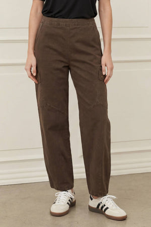 I SAY Livigno Wide Pant Pants 363 Washed Brown