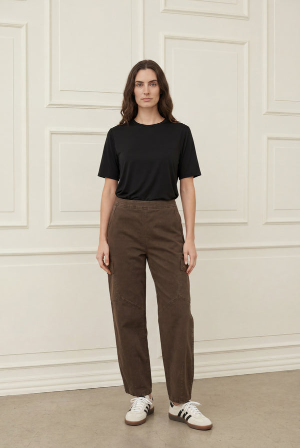 I SAY Livigno Wide Pant Pants 363 Washed Brown