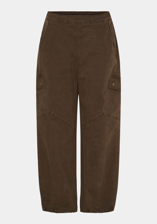 I SAY Livigno Wide Pant Pants 363 Washed Brown