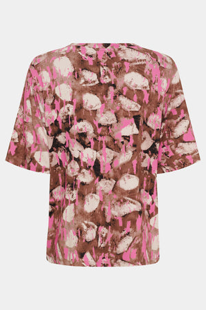 I SAY Louis Basic T-shirt T-Shirts M68 Luxury Camel w/Pink