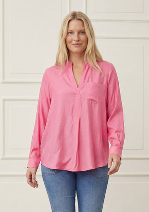 I SAY Marie Long Blouse Blouses 550 Fresh Pink