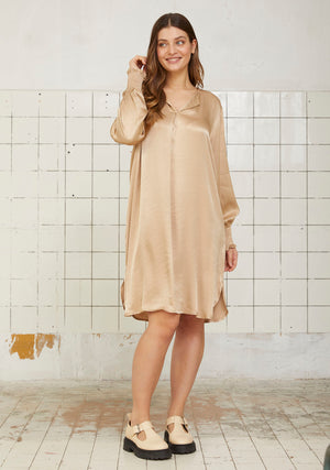 I SAY Mirra Tunic Dress Dresses 117 Dark Sand