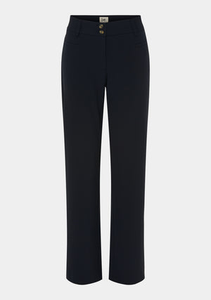 I SAY Modena Straight Pant Pants 640 Navy