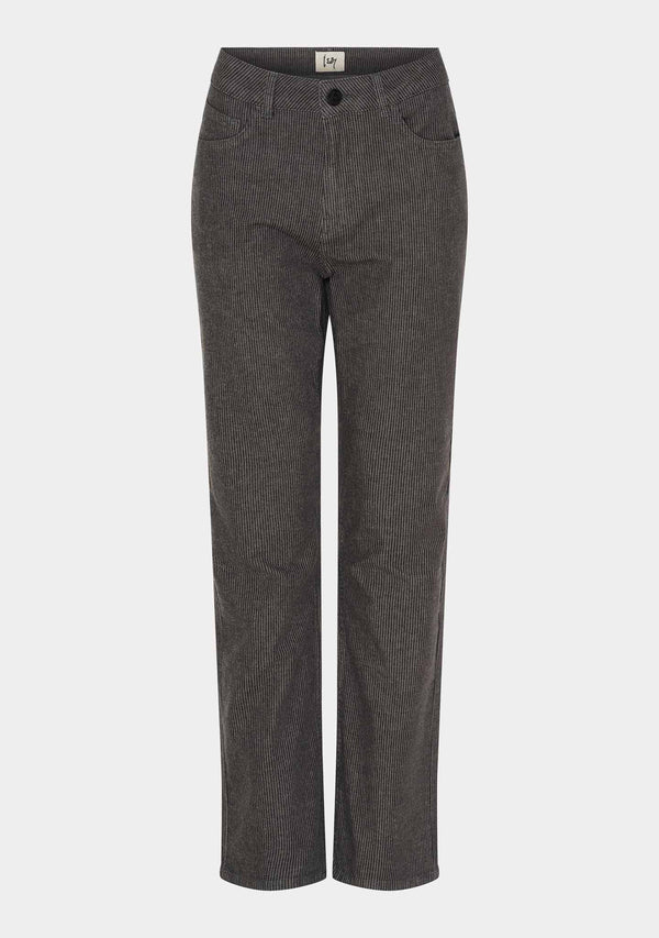 I SAY Monza Long Striped Pant Pants M29 Potato w/Black Stripe