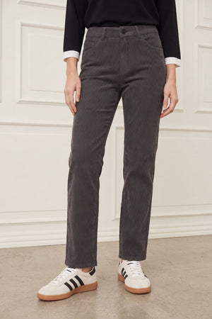 I SAY Monza Long Striped Pant Pants M29 Potato w/Black Stripe