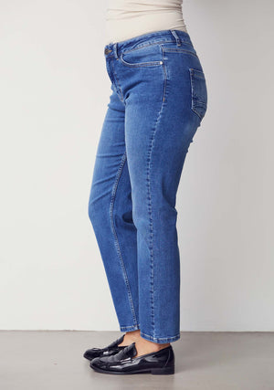 I SAY Monza Straight Jeans Pants 679 Light Blue Denim